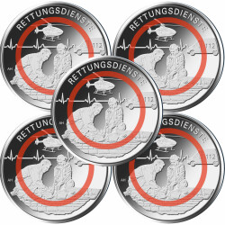 5 x 10 Euro Gedenkmünze Deutschland 2026 bfr. -...