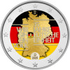 2 Euro Deutschland 2025 - 35 Jahre Einheit - coloriert / mit Farbe