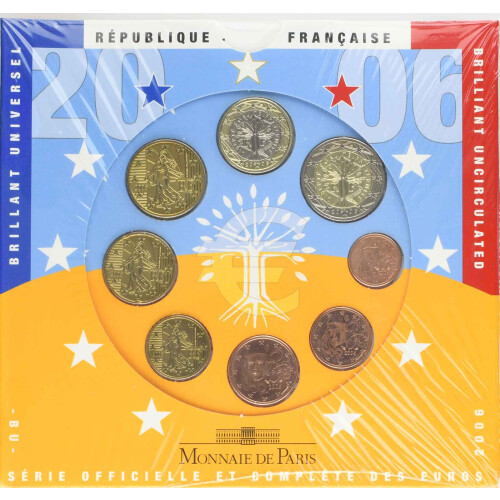 Offizieller KMS Frankreich 2006 Stempelglanz (st)