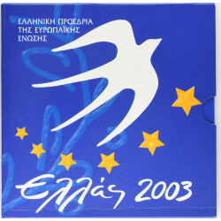 Offizieller KMS Griechenland 2003 st - inkl. 10 Euro...