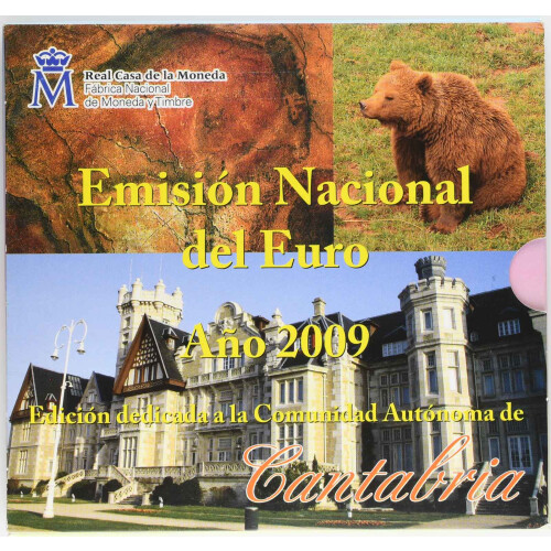 Offizieller KMS Spanien 2009 Stempelglanz (st) - Region Cantabria