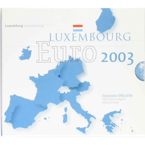 Offizieller Euro Kursmünzensatz Luxemburg 2003 Stempelglanz (st)