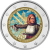 2 Euro Griechenland 2025 - Laskarnia Bouboulina - coloriert / mit Farbe