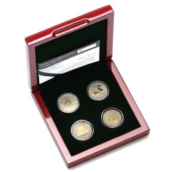 4 x 2 Euro Gedenkmünzen Set Luxemburg 2024 - 2025...