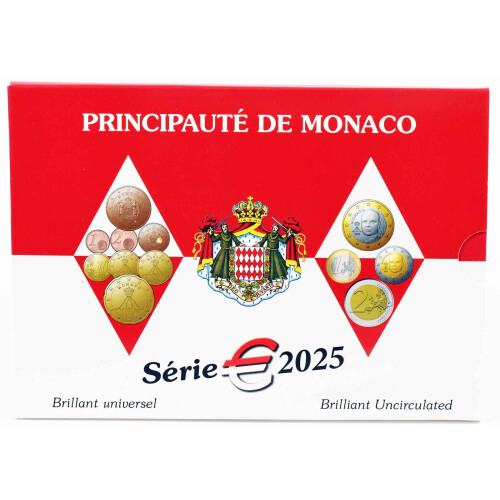 Offizieller KMS Monaco 2025 in Stempelglanz (st) - Neues Motiv