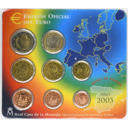 Offizieller KMS Spanien 2003 Stempelglanz (st)