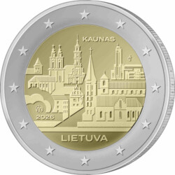 2 Euro Gedenkmünze Litauen 2026 bfr. - Kaunas