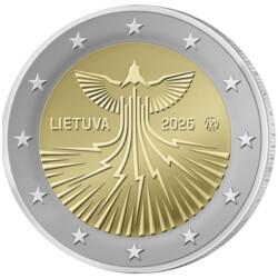 2 Euro Gedenkmünze Litauen 2026 bfr. - Litauens...