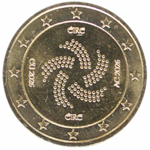 2 Euro Gedenkmünze Irland 2026 bfr - Vorsitz im Rat der EU