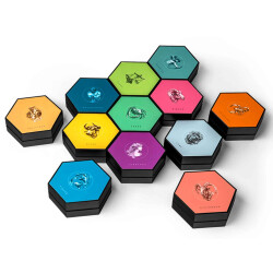 12-teiliges Komplett-Set Sammelboxen für die 20 Euro...