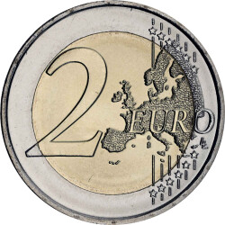 2 Euro Kursmünze Monaco 2025 bankfrisch - neues Motiv