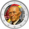 2 Euro Deutschland 2026 - Konrad Adenauer - coloriert / mit Farbe