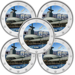 5 x 2 Euro Deutschland 2026 - Klimahaus Bremen (ADFGJ) -...