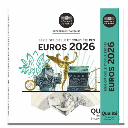 Offizieller KMS Frankreich 2026 in Stempelglanz (st)