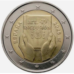 2 Euro Gedenkmünze Spanien 2026 bfr. - Artikel 49...