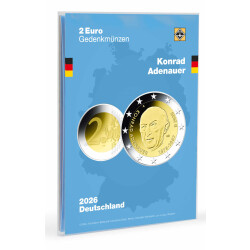 Münzkarte für deutsche 2-Euro-Gedenkmünze...
