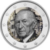 2 Euro Deutschland 2026 - Konrad Adenauer - coloriert / mit Farbe II