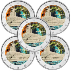 5 x 2 Euro Deutschland 2026 - Klimahaus Bremen (ADFGJ) -...