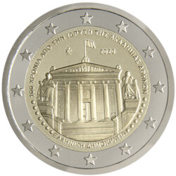 2 Euro Gedenkmünze Griechenland 2026 bfr. - Akademie...