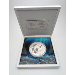 1 Kilo Silber M&uuml;nze Ocean Five 2023 PP - Oktopus...