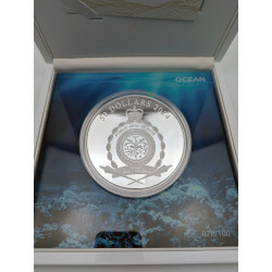 1 Kilo Silber Münze Ocean Five 2024 PP - Orca - Auflage: 100!