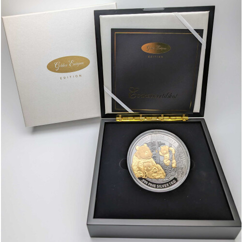 1 Kilo Silber Münze Giant Panda 2017 - Auflage: nur 750 Exemplare!