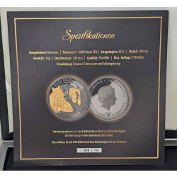 1 Kilo Silber Münze Giant Panda 2017 - Auflage: nur 750 Exemplare!