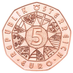 5 Euro Gedenkmünze Österreich 2016 Kupfer bfr -...