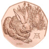 5 Euro Gedenkmünze Österreich 2016 Kupfer bfr - Feldhase von Albrecht Dürer