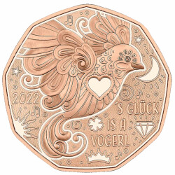 5 Euro Gedenkm&uuml;nze &Ouml;sterreich 2022...