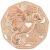 5 Euro Gedenkmünze Österreich 2022 Kupfer bfr - Glück ist ein Vogel