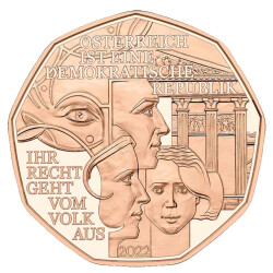 5 Euro Gedenkm&uuml;nze &Ouml;sterreich 2022...