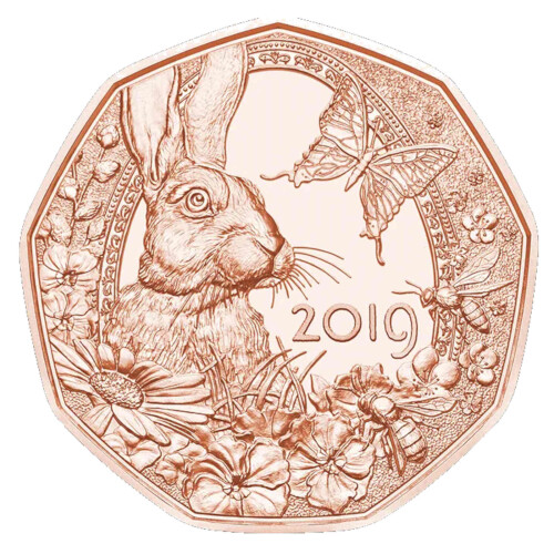 5 Euro Gedenkmünze Österreich 2019 Kupfer bfr - Frühlingserwachen