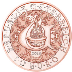 10 Euro Gedenkmünze Österreich 2018 Kupfer bfr...