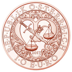 10 Euro Gedenkmünze Österreich 2017 Kupfer bfr...