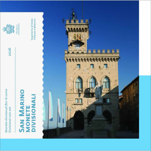 Offizieller KMS San Marino 2026 Stempelglanz (st)