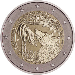 2 Euro Gedenkmünze San Marino 2026 Reverse Proof -...