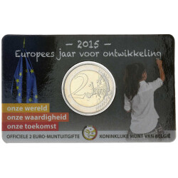 2 Euro Gedenkmünze Belgien 2015 st -...