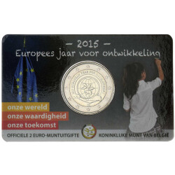 2 Euro Gedenkm&uuml;nze Belgien 2015 st -...