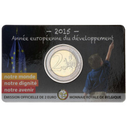 2 Euro Gedenkmünze Belgien 2015 st -...