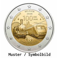 2 Euro Gedenkmünze Belgien 2026 st - Belgische...