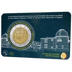 2 Euro Gedenkmünze Belgien 2026 st - Geografisches...