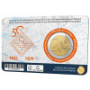 2 Euro Gedenkmünze Belgien 2026 st - Geografisches Institut - flämischer Blister (NL/ENG)