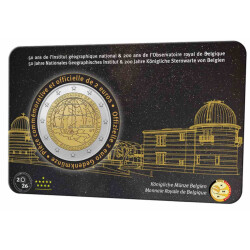 2 Euro Gedenkmünze Belgien 2026 st - Geografisches...