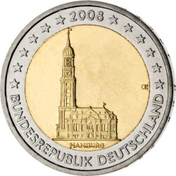 2 Euro Gedenkmünze Deutschland 2008 PP - Michel (A)