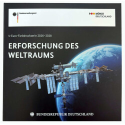 Münzalbum Erforschung des Weltraums (2026-2028)