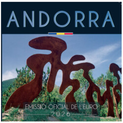 Offizieller Euro Kursmünzensatz Andorra 2026...