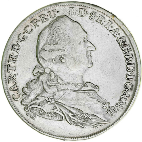 Bayern 1 Taler 1778 Karl Theodor Silber ss Konventionstaler Madonnentaler
