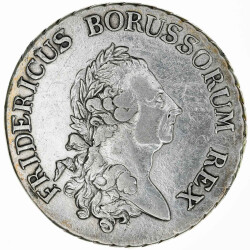 Preußen 1 Reichstaler 1786 A Friedrich II. Silber...