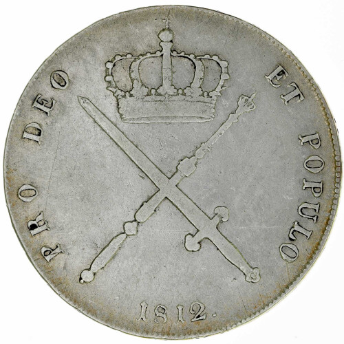 Bayern 1 Taler Kronentaler 1812 Maximilian I. Joseph Silber ss KM#706.1
